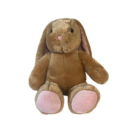 Build a Bear Other - Build A Bear Workshop 14” Plush Brown Pawlette Easter Bunny Rabbit Stuffed Toy